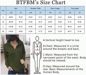 img 1 attached to 👚 BTFBM Women's Fashion Quilted Pattern Lightweight Zipper Long Sleeve Plain Casual Sweatshirts - Ladies Pullovers, Shirts, and Tops