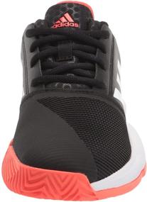 img 3 attached to Adidas Courtjam Tennis Solar Unisex Girls' Athletic Shoes: Top-quality Performance and Style