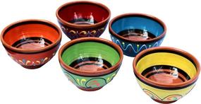 img 2 attached to 🍅 Elevate Your Salsa Experience: Terracotta Salsa Bowl Set European