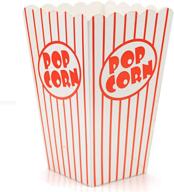 🍿 deliciously compact: bekith open top popcorn box case made for on-the-go snacking logo