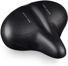 img 4 attached to 🚴 Enhance Bike Riding Experience with the Pioneeryao Wide Bicycle Saddle Seat for Men and Women