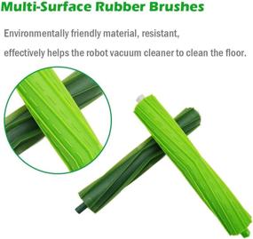 img 2 attached to 🧹 High-Quality Replacement Roller Brushes for iRobot Roomba i6+, i7, i7+, i3, E5, E6, E7 - Replenishment Kit (2 Set)