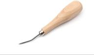 🧵 gaosi tools curved leathercraft sewing awl: efficient leather stitching awl for leather sewing logo