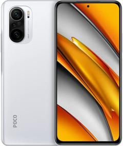 img 1 attached to 📱 Poco F3 Global Unlocked 5G+4G Volte GSM Smartphone with 256GB+8GB, 6.67-inch, Triple 48MP Camera in Artic White (Not Compatible with Verizon/Boost)