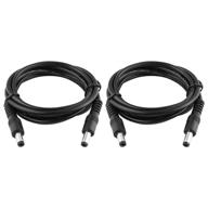 🔌 onite 2pcs 3ft dc male to male power adapter cable, 20awg cord 5.5x2.1mm for led strip, surveillance camera, cctv security camera, led display, ip camera, dvr, router, invoice printer logo