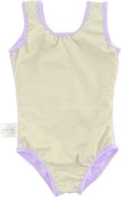 img 3 attached to Dancina Leotard Spandex Natural Singlet