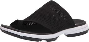 img 4 attached to Ryka Womens Desi Sandal Black Women's Shoes for Athletic