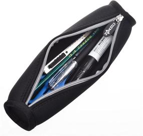 img 3 attached to Protective Neoprene Stylus Pen Case Holder Pouch in Cosmos Black Color