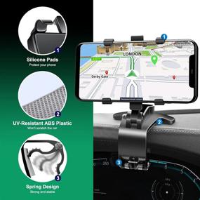 img 2 attached to DuHeSin Dashboard Compatible Samsung Smartphones Car Electronics & Accessories