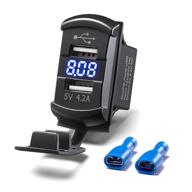 yeahloop voltmeter charging electronic devices，universal logo