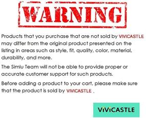 img 1 attached to 👗 Vivicastle Womens Solid V Neck Sleeve Women's Clothing and Dresses: The Ultimate Style Statement for Fashion-forward Ladies!