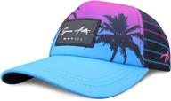 🧢 grace folly foam mesh trucker hat: versatile snapback cap for men and women логотип