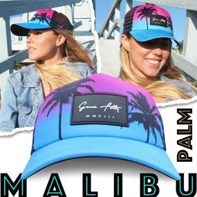 img 2 attached to 🧢 Grace Folly Foam Mesh Trucker Hat: Versatile Snapback Cap for Men and Women