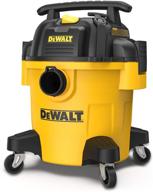 🔸 dewalt dxv05p 5 gallon poly wet dry 4 peak hp shop vacuum in yellow and black logo