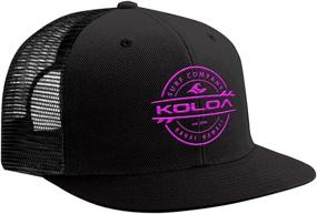 img 1 attached to Joe's USA Koloa Surf - Thruster Surfboard Logo Trucker Hats with Mesh Back in 15 Vibrant Colors.