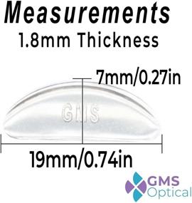 img 3 attached to Optical® Anti Slip Adhesive Contoured Silicone