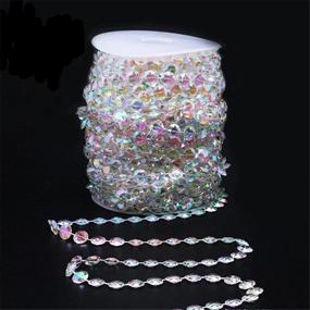 img 1 attached to 🧵✨ Enhance Your Sewing with BoJia Clear Iridescent Crystal Beads