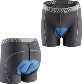 img 3 attached to GEVJON Cycling Underwear Shorts Bicycle Sports & Fitness for Cycling
