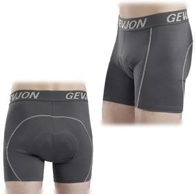 img 2 attached to GEVJON Cycling Underwear Shorts Bicycle Sports & Fitness for Cycling
