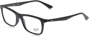 img 4 attached to Ray Ban RX7062 Eyeglasses Matte Black