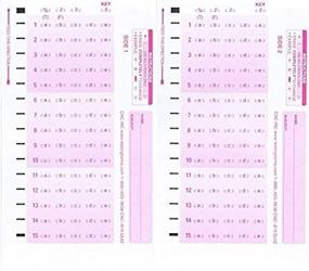 img 2 attached to TEST-815 Double Sided 815 15 Question Compatible Testing Forms (100 Sheet Pack)