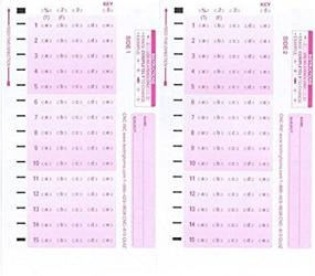img 3 attached to TEST-815 Double Sided 815 15 Question Compatible Testing Forms (100 Sheet Pack)