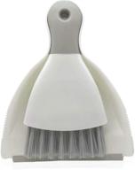 🧹 dustpan and brush set for dusting small spaces – mini dust pans with brushes, ideal for tables, desks, countertops, keyboards, pets, and more – compact cleaning broom nesting with dust pan brush logo