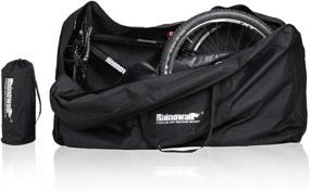 img 4 attached to Aophire Folding Bike Bag: Travel-Friendly Bicycle Case for 26-29 inch Bikes - Ideal for Air Travel, Transport, Shipping