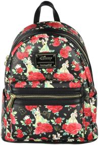 img 4 attached to 🎒 Stylish Loungefly Disney Beauty and the Beast themed Backpacks