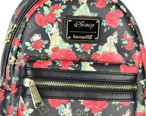 img 1 attached to 🎒 Stylish Loungefly Disney Beauty and the Beast themed Backpacks