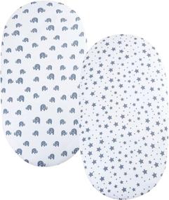 img 4 attached to 👶 Bassinet Sheets Set for Babies - Home Store for Kids