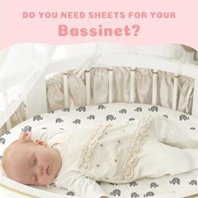 img 3 attached to 👶 Bassinet Sheets Set for Babies - Home Store for Kids