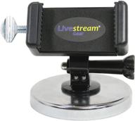 livestream gear - md. magnetic phone mount: ultimate solution for gym video, pictures, and livestreaming with super strong 100 lb. magnetic grip logo