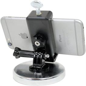 img 3 attached to Livestream Gear - Md. Magnetic Phone Mount: Ultimate Solution for Gym Video, Pictures, and Livestreaming with Super Strong 100 lb. Magnetic Grip