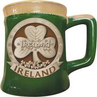 🍀 irish pottery with exquisite shamrock design логотип