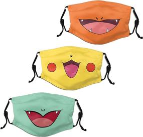 img 4 attached to Adult Cartoon Washable Reusable Balaclavas 14 M Outdoor Recreation for Climbing