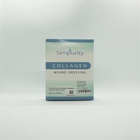 img 3 attached to 💎 Pure Collagen Wound Dressing Pads - Simpurity, 2x2 Inches, Pack of 5