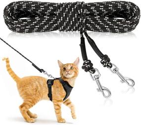 img 4 attached to Rypet Reflective Cat Long Leash