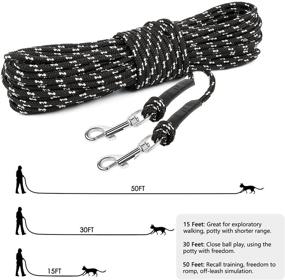 img 2 attached to Rypet Reflective Cat Long Leash