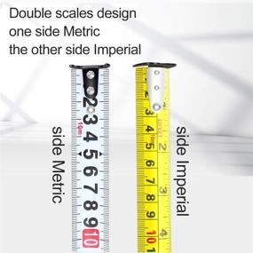 img 1 attached to 📏 Flexible Double Measure Retractable