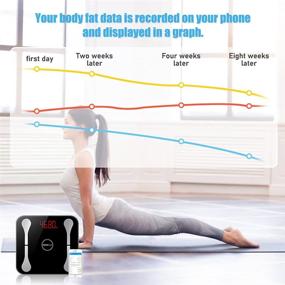 img 2 attached to Transform Your Health with the Ultimate Smart Scale: Body Composition Analyzer with Smartphone App for Wireless BMI Bluetooth Weight Monitoring