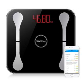 img 4 attached to Transform Your Health with the Ultimate Smart Scale: Body Composition Analyzer with Smartphone App for Wireless BMI Bluetooth Weight Monitoring