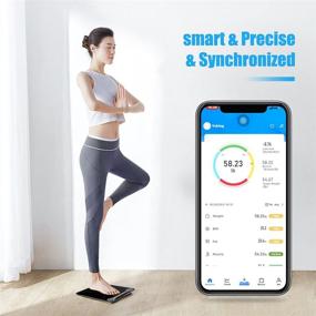 img 3 attached to Transform Your Health with the Ultimate Smart Scale: Body Composition Analyzer with Smartphone App for Wireless BMI Bluetooth Weight Monitoring