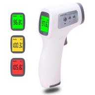 🌡️ agz touchless forehead thermometer for adults - infrared temp gun with high tempera alarm, memory function & large lcd screen - fast, accurate reading for adults, babies & infants logo