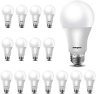 💡 16 pack of non-dimmable medium base led light bulbs with equivalent daylight logo