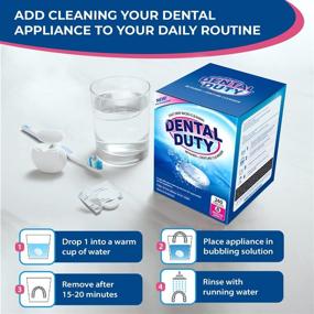 img 2 attached to 🦷 240 Retainer and Denture Cleaning Tablets (8 Months Supply) - Eliminates Plaque, Foul Odors, and Stains from Dentures, Retainers, Night Guards, Mouth Guards, Invisalign, and Removable Dental Appliances.