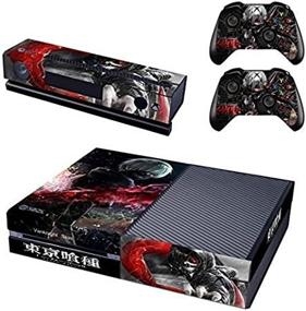 img 4 attached to 🎮 Anime Vinyl Decal Skin Stickers Cover for Xbox One Console Kinect and 2 Controllers by Vanknight