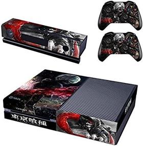 img 1 attached to 🎮 Anime Vinyl Decal Skin Stickers Cover for Xbox One Console Kinect and 2 Controllers by Vanknight