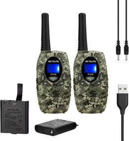 img 4 attached to Retevis Rechargeable Walkie Talkies Camouflage