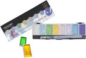 img 4 attached to Pearlescent Shimmery Watercolors Students Beginners